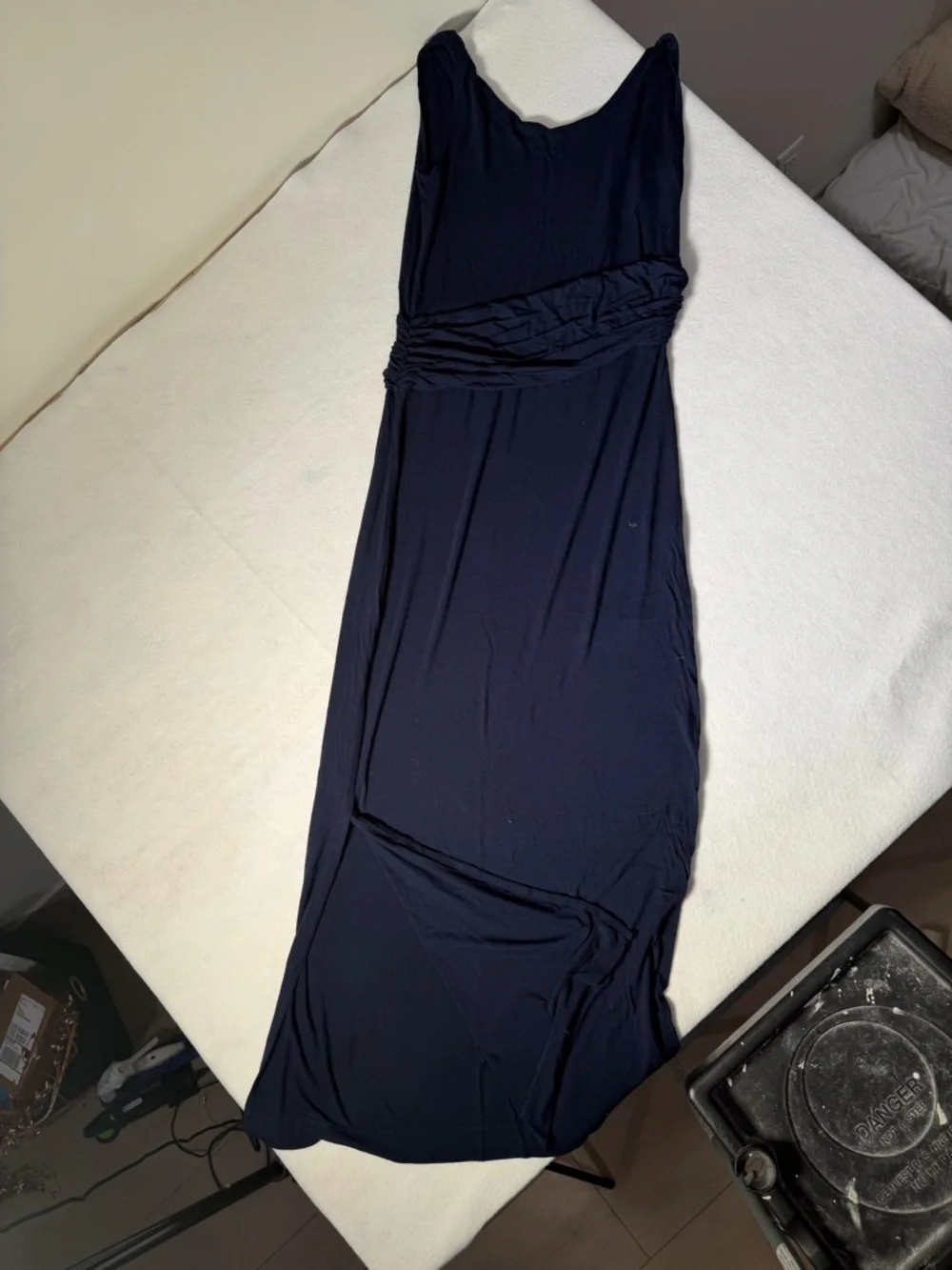 Tahari Navy Blue Maxi Dress - Picture 4 of 5